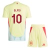 Officiële Voetbalshirt + Korte Broek Spanje Dani Olmo 10 Uit EK 2024 - Kids